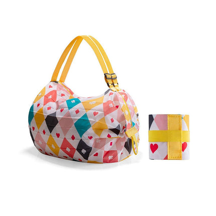 Large Foldable Reusable Shopping Bag Portable Travel Shoulder Grocery Tote Bag
