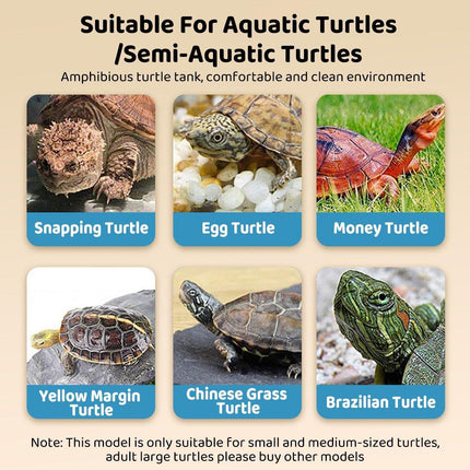 Tortoise Tank With Basking Table Brazilian Turtle Habitat For Living Room