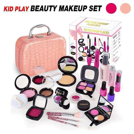 Kids Pretend Make Up Kit Play Beauty Makeup Set Glamour Girl Cosmetic Toy Gift - Aimall