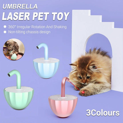 Automatic Self-Amusement Cat Toy Interactive Pet Teaser Toy for Cat Fun Playtime