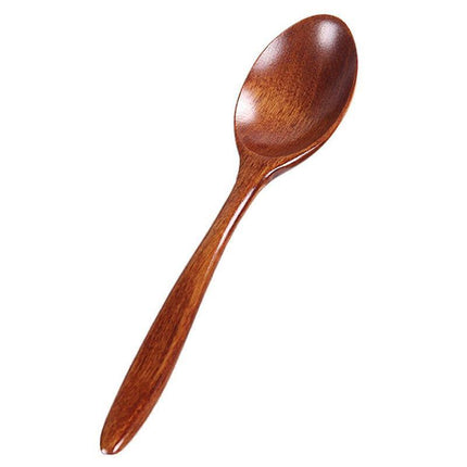 5PCS/lot Kitchen Wooden Spoon Bamboo Cooking Utensil Soup Teaspoon Tableware - Aimall