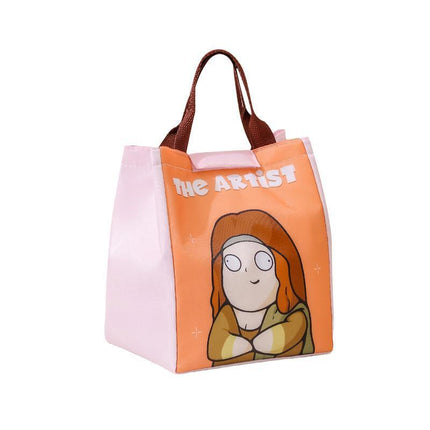Printing Thermal Insulated Portable Lunch Bag Large Capacity Picnic Box Kids - Aimall