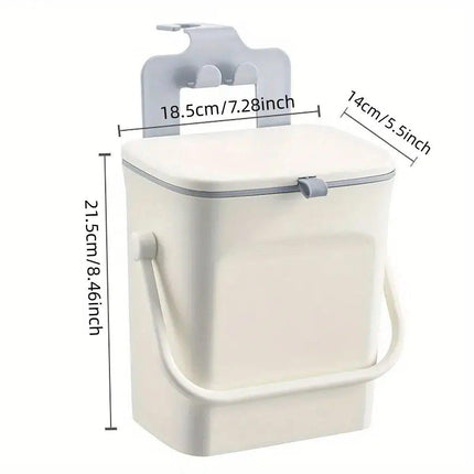 Car Waste Bin Wall Mounted In-Car Garbage Organiser Vehicle Trash Can Holder