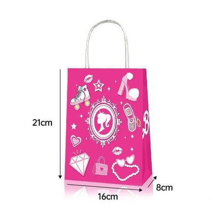 Barbie Kraft Bag With Rope