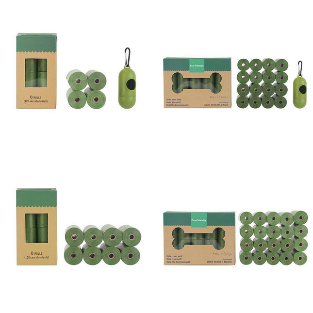 Eco-Friendly Degradable Pet Waste Bags Dog Poop Bag Thick Durable Dispenser