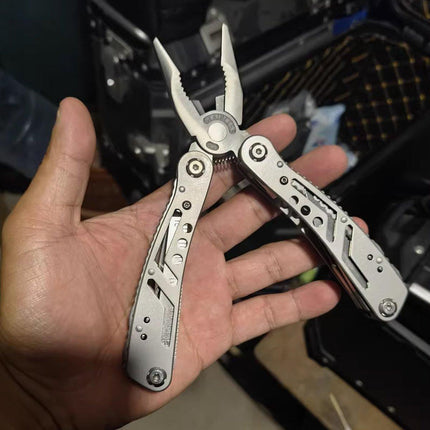 Outdoor Camping Multifunctional Folding Pliers Knife Tool Survival Gear Kit