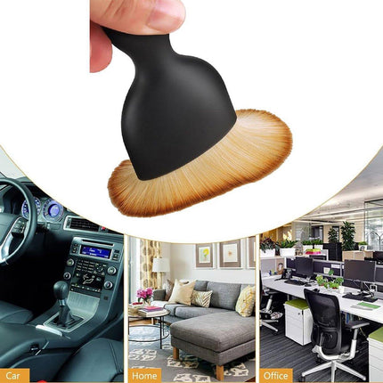 4pcs Car Interior Cleaning Tool Set Crevice Brush Dust Remover for Detailing