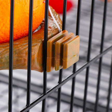 Parrot Feeding Bowl Fruit Shaped Water Food Container Dish Cage Bird Feeder Cup - Aimall