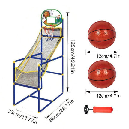 Portable Indoor Basketball Hoop Removable Shooting Game Set for Home Play