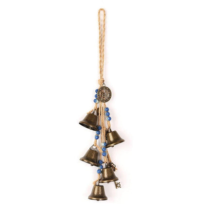 2X Witch Bells Protection For Door Knob Hanger Wind Chimes Clear Negative Energy
