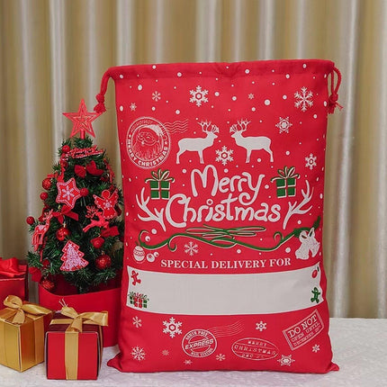 Large Christmas Sacks Jumbo Large Santa Gift Sack Bag Gifts Stocking Present Bag