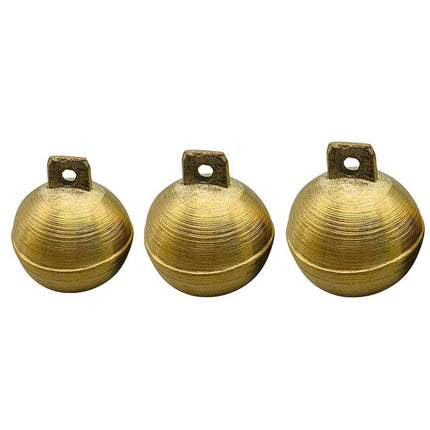 2PCS Small Brass Bell Cow Horse Sheep Grazing Copper Bells Loud Copper Bells Pet