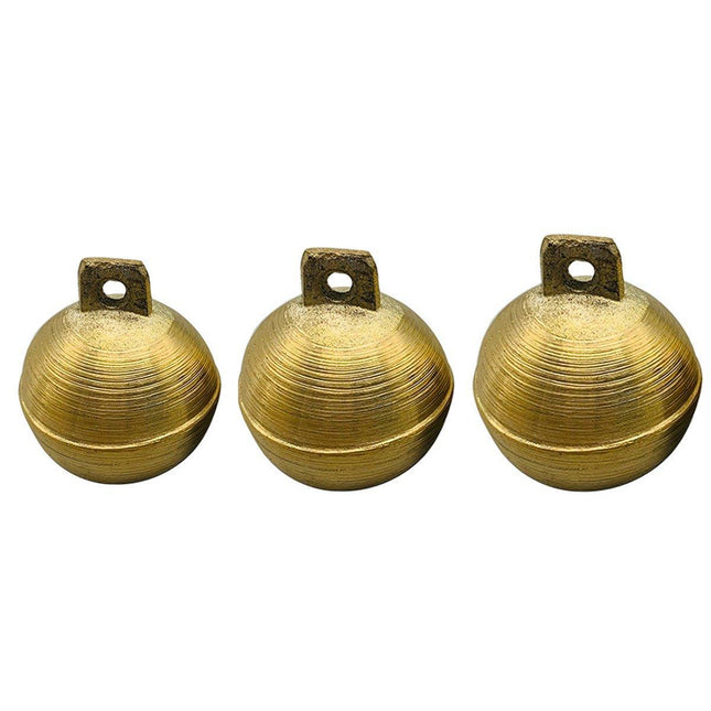 2PCS Small Brass Bell Cow Horse Sheep Grazing Copper Bells Loud Copper Bells Pet