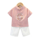 Chinese Style Boys Tang Suit Summer Hanfu Dress Traditional Outfit