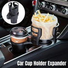 Rotatable Car Cup Holder Multifunctional Drink Holder Adjustable for Vehicle Use