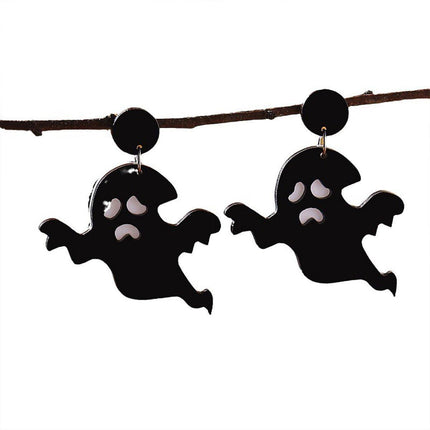 Halloween Ghost Earrings Punk Style Jewelry for Women Gothic Fashion Accessories