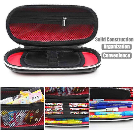 Large Capacity Stationery Box Three Layer Multifunctional Pencil Bag Case
