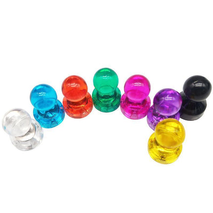 10-40x Magnets Push Pin Thumbtacks Magnets Fridge Whiteboard Magnets Office Home - Aimall
