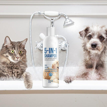 Lavender Scent Pet Shampoo for Cats and Dogs Long-Lasting Fragrance Bath Supplies