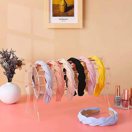 Hairband Display Stand Acrylic Hair Clip Storage Rack Headband Holder Hair Hoop