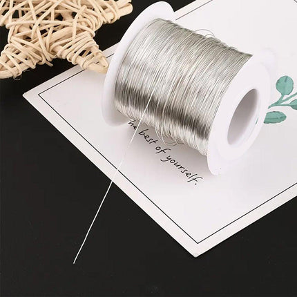 100M 0.2-0.8mm 304 Stainless Steel Single Soft Steel Wire DIY Rustproof Durable