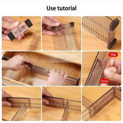 Drawer Organiser Dividers Storage Compartment Sheets for Neat Organisation