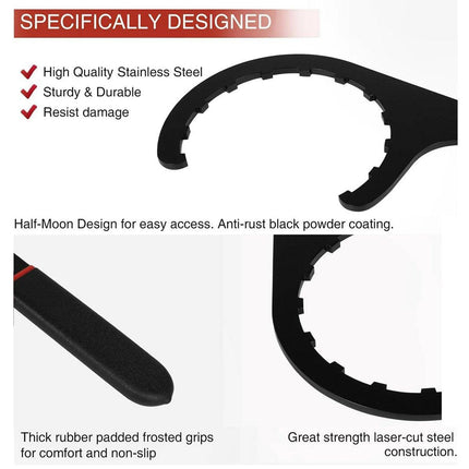 Heavy Duty Diesel Filter Wrench Tool for Engine Oil Filter Removal in Cars and Trucks