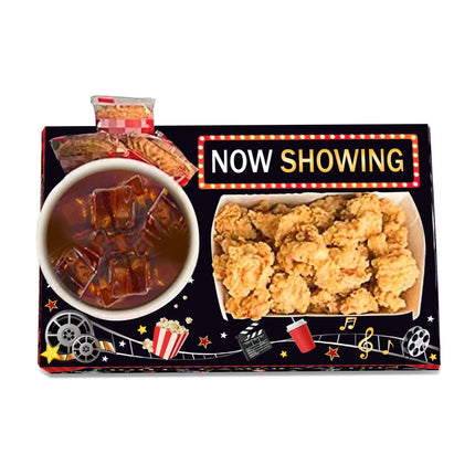24 PCS Movie Night Snack Trays Popcorn Food Drink Holder Cinema Party Supplies