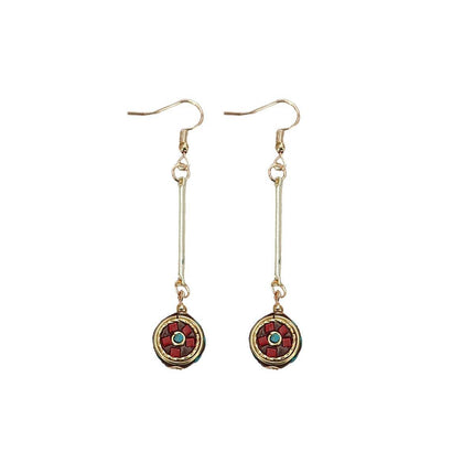 Retro Ethnic Style Earrings Fashion Jewelry for Women Bohemian Accessories