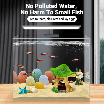 Aquarium Moss Mushroom House Aquascape Crafts Fish Shrimp Hiding Decoration
