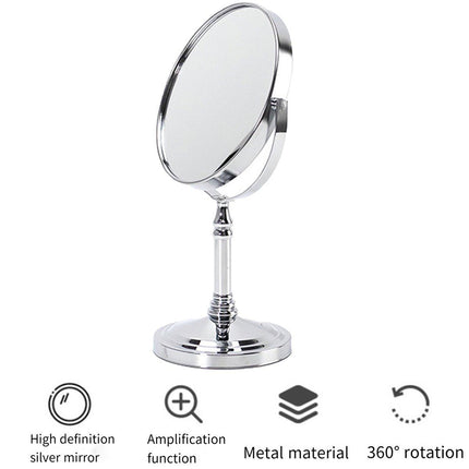 5x Magnifying HD Desktop Vanity Mirror Cosmetic Mirror for Makeup Grooming
