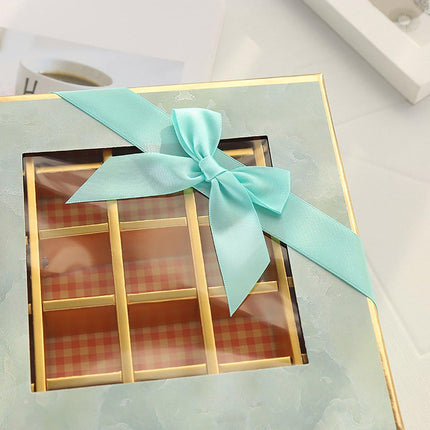 25X Valentines Day 9/12Grids Chocolate Box Gourmet Desserts Gift Display Window