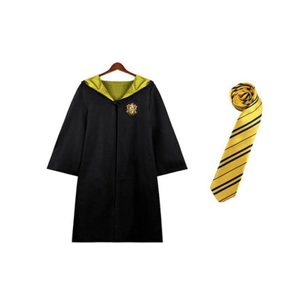 AU Harry Potter Gryffindor Ravenclaw Slytherin Robe Cloak Tie Costume Wand Scarf - Aimall
