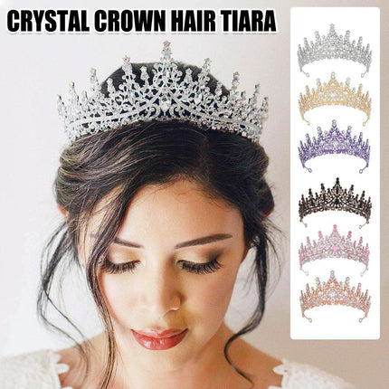 Tiara Crystal Rhinestone Crown Princess Rhinestone Crown Prom Crystal Headband