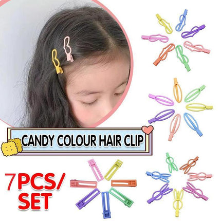 Candy Colorful Hairpins Clips Barrettes Women Fashion Headdress Accessories - Aimall