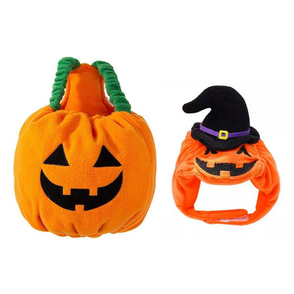Dog Cat Pet Pumpkin Fancy Dress Outfits Halloween Xmas Cosplay Costume Clothes