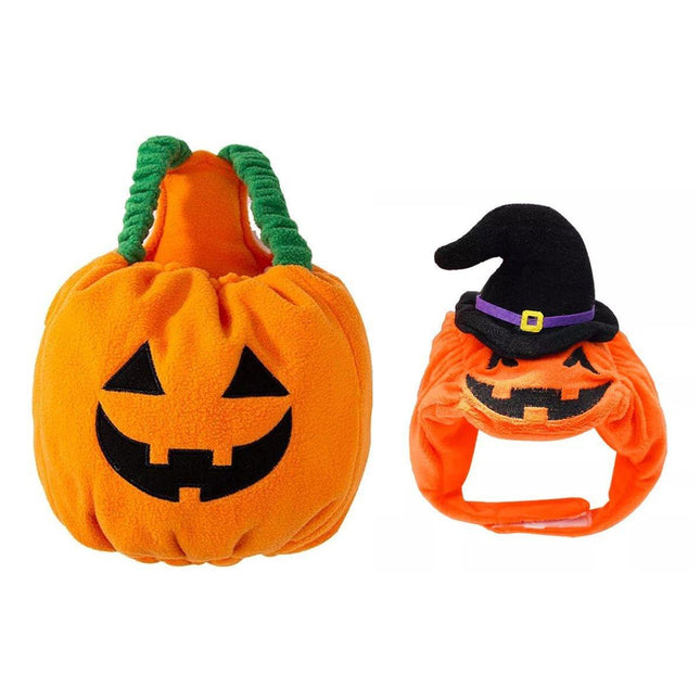 Dog Cat Pet Pumpkin Fancy Dress Outfits Halloween Xmas Cosplay Costume Clothes