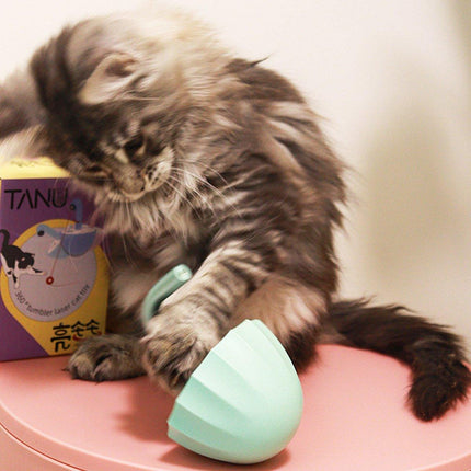 Automatic Self-Amusement Cat Toy Interactive Pet Teaser Toy for Cat Fun Playtime