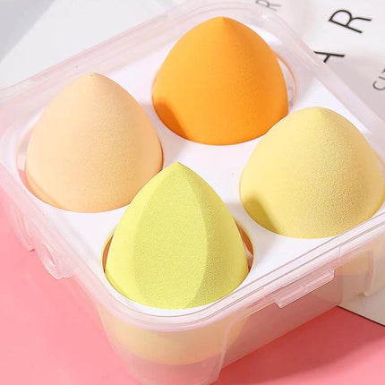 4PCS Value Makeup Foundation Blender Sponge Blending Puff Cosmetic Beauty Eggs - Aimall