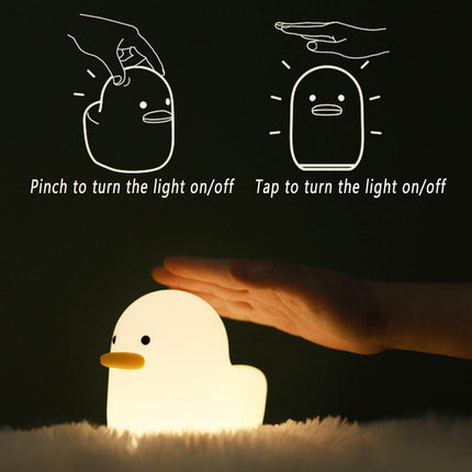 Adorable Silicone Duck Night Light for Bedtime Comfort and Creative Gift Ideas
