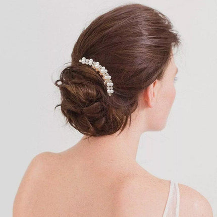 Elegant Rhinestone Hair Comb Girl Hair Accessories Disc Alloy Headwear