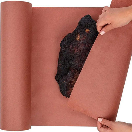 Pink Kraft Butcher  Roll Food Grade Oil absorbent paper for outdoor grilling Aimall