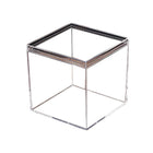 10pcs Clear Acrylic Plastic Boxes Square Storage Containers for Food  Small Item