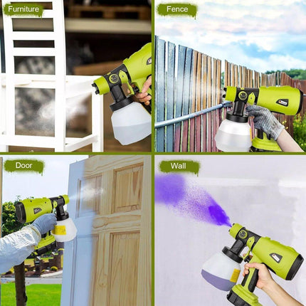 20V Cordless High Pressure Airless Paint Sprayer Compatible with Ryobi Batteries