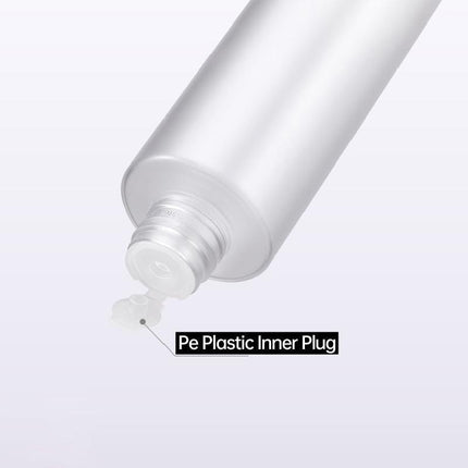 10pcs Frosted Transparent Dispenser Bottle Lotion Skincare Plastic Bottles Set