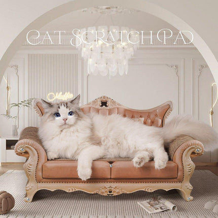 Cat Sofa Scratcher Furniture Protector Anti-Scratch Chaise Lounge Bed Cat Toy