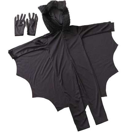 Children Bat Costume Halloween Animal Outfit Kids Stage Performance Wear Fun - Aimall