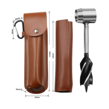 Outdoor Survival Tool Wood Drill Manual Hand Auger Wrench for Bushcraft Settlers - Aimall