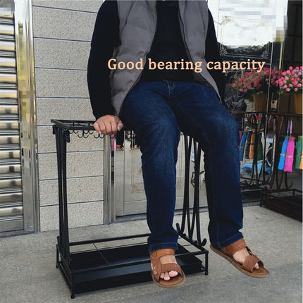 Home Umbrella Storage Rack Stand Organiser for Rain Gear Entryway Umbrella Shelf