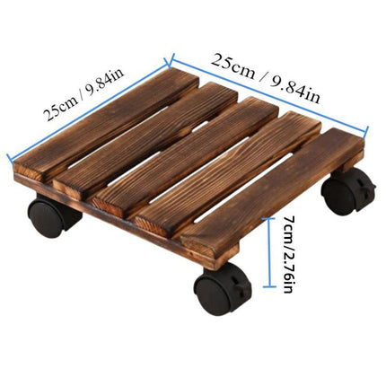 Removable Flower Stand Bonsai Pot Tray Base Plant Holder for Indoor Outdoor Use